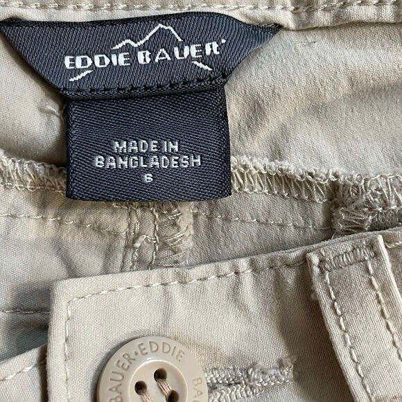 Eddie Bauer‎ Pants Hiking Fishyeing Active Stretch Athleasure Womens Sz 6 EUC - Picture 7 of 13